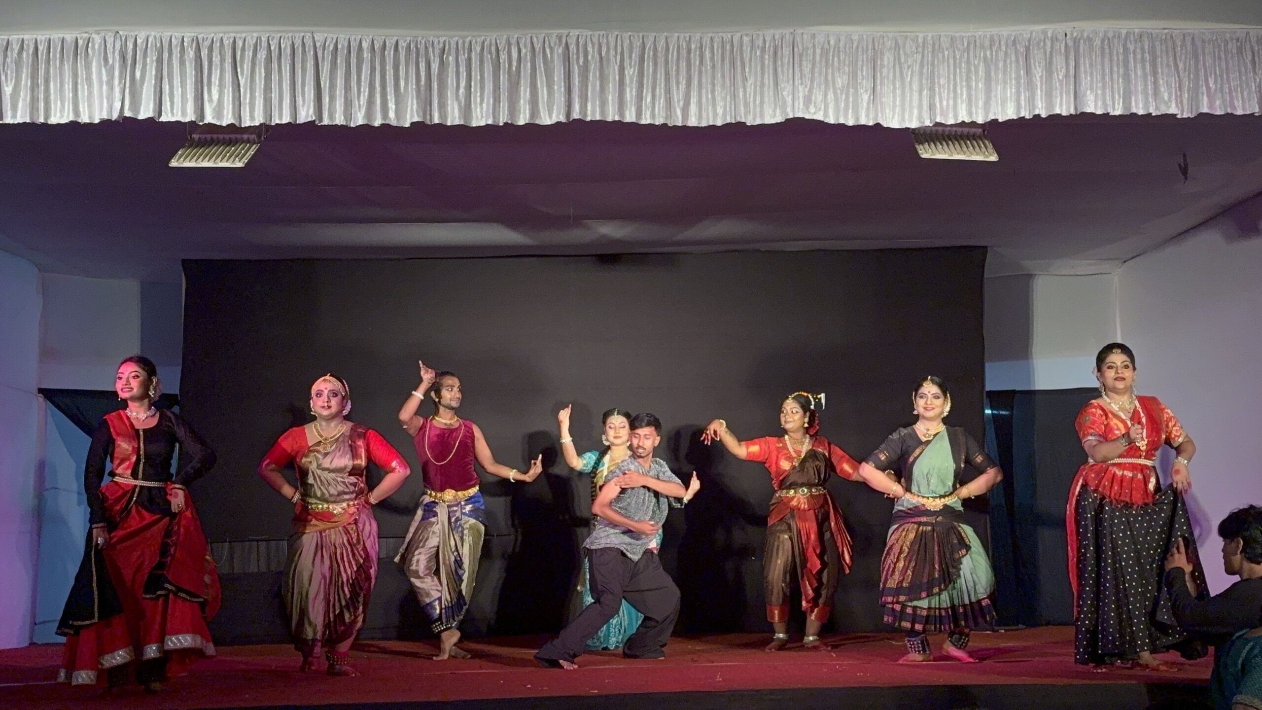 Cultural performances at CH Area Durgotsav
