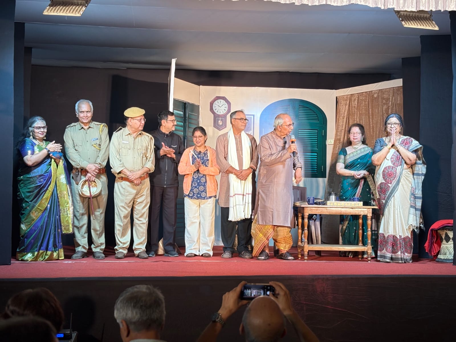 Parar Natok performed by Puja committee members