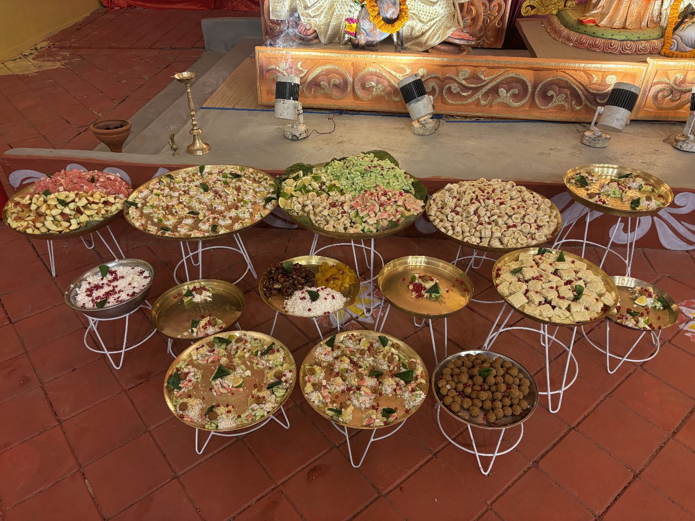 Traditional Puja offerings