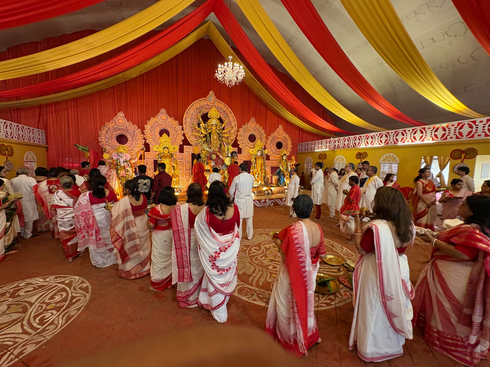 Dhak performance during Durga Puja